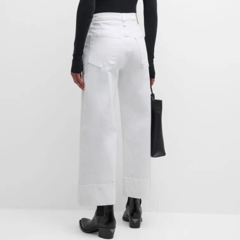 “NEW” rag & bone The Andi High-Rise Wide Leg Cuff - Picture 2 of 7